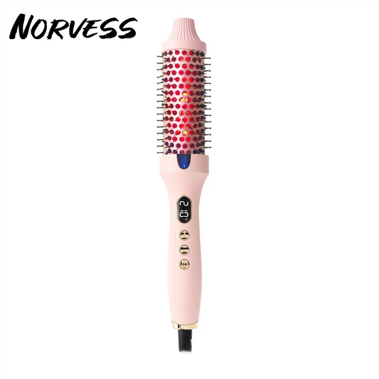 Norvess™ 2-in-1 Thermal Brush for Volumizing Blowouts & Long-Lasting Curls